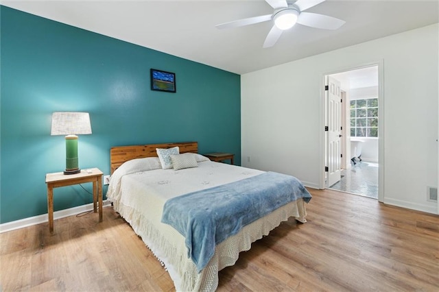 86 Sleepy Hollow Rd, Dahlonega, GA 30533 - bedroom featuring wood finished floors and ceiling fan