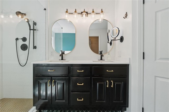 86 Sleepy Hollow Rd, Dahlonega, GA 30533 - full bath with tiled shower and double vanity