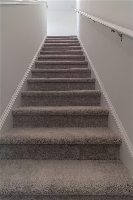 view of staircase