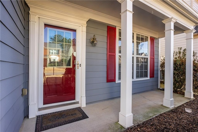 view of entrance to property