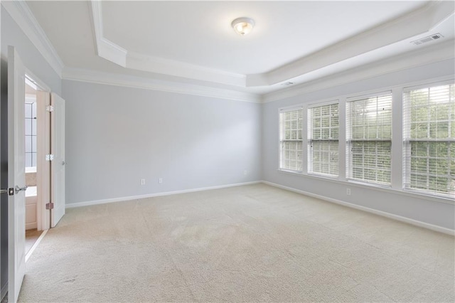 4652 Prater Way SE, Smyrna, GA 30080 - carpeted empty room with a raised ceiling, healthy amount of natural light, and ornamental molding