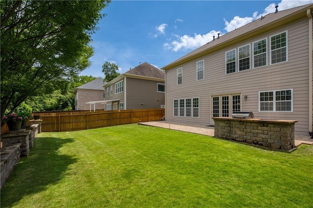 4652 Prater Way SE, Smyrna, GA 30080 - rear view of property with a patio and exterior kitchen