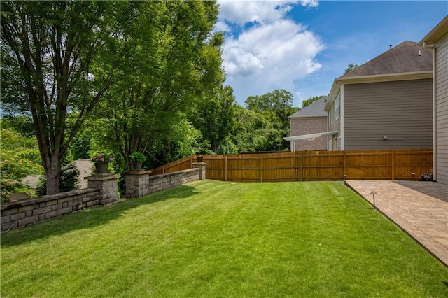 4652 Prater Way SE, Smyrna, GA 30080 - fenced backyard featuring a patio