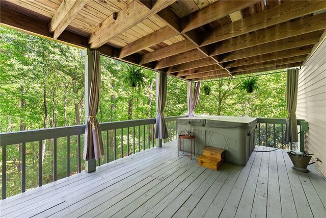 1536 Enota Ave, Gainesville, GA 30501 - aerial view featuring a wooded view