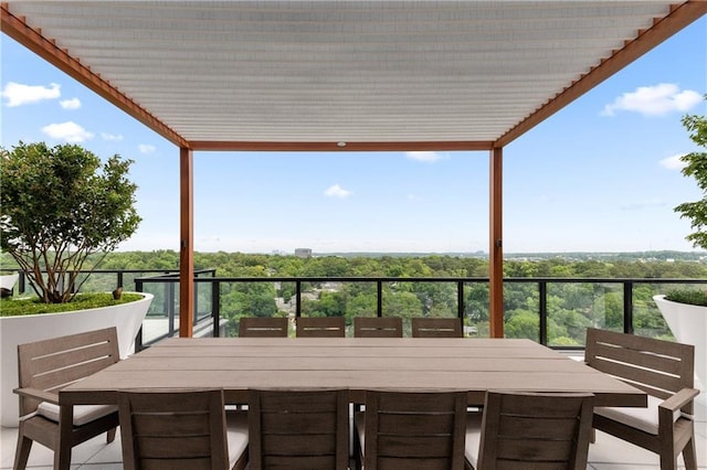 2425 Peachtree Rd NE Unit 1503, Atlanta, GA 30305 - balcony with outdoor dining area