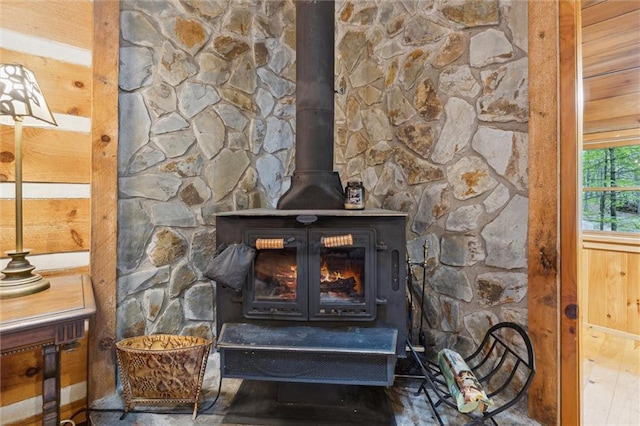 251 Honeysuckle Way, Blue Ridge, GA 30513 - detailed view of a wood stove