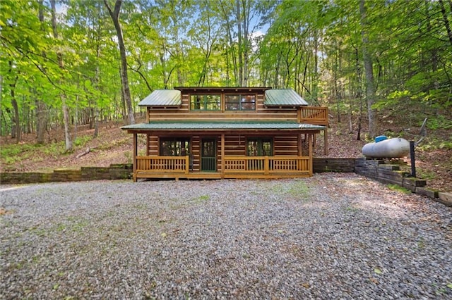 251 Honeysuckle Way, Blue Ridge, GA 30513 - log home with metal roof