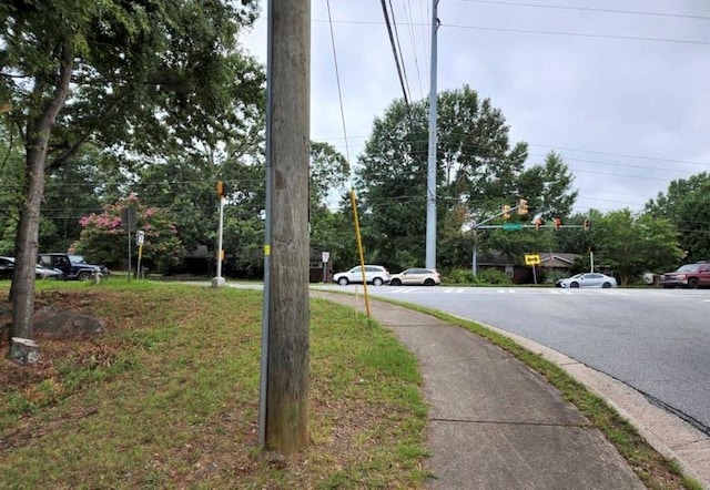 view of road