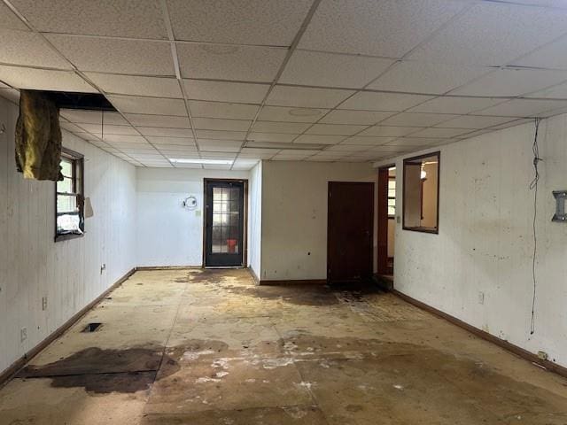 2588 Sandtown Rd SW, Marietta, GA 30060 - spare room with baseboards and a paneled ceiling