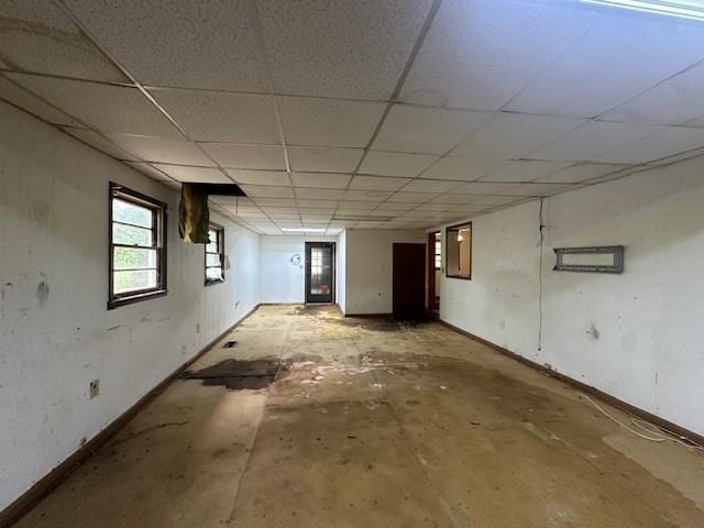 2588 Sandtown Rd SW, Marietta, GA 30060 - empty room featuring baseboards and a paneled ceiling