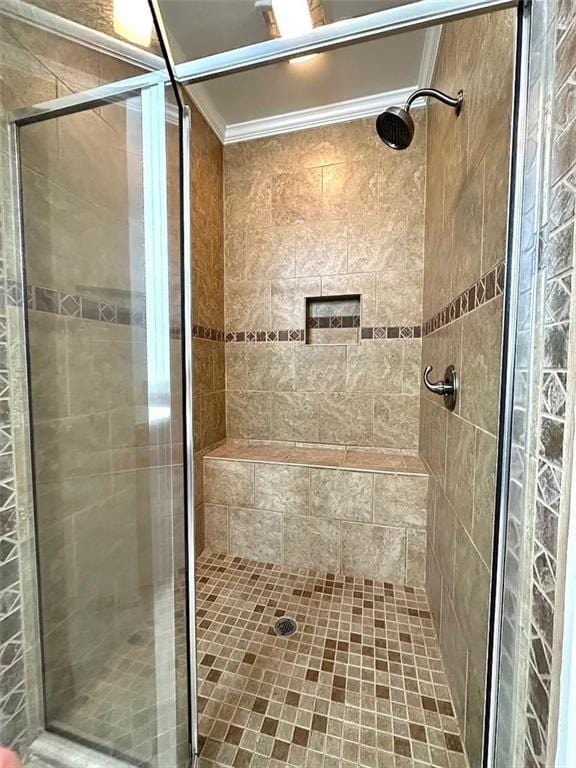 bathroom with walk in shower