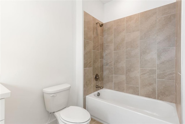 1032 Robert Smalls Way, Atlanta, GA 30318 - bathroom featuring toilet,  shower combination, and vanity