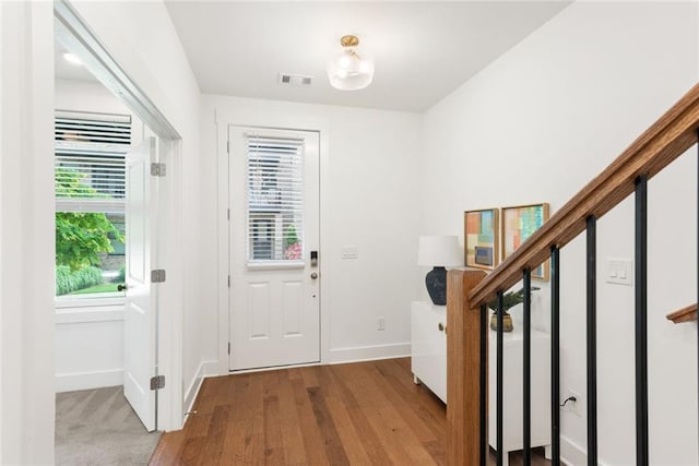 1032 Robert Smalls Way, Atlanta, GA 30318 - foyer entrance featuring baseboards and wood finished floors