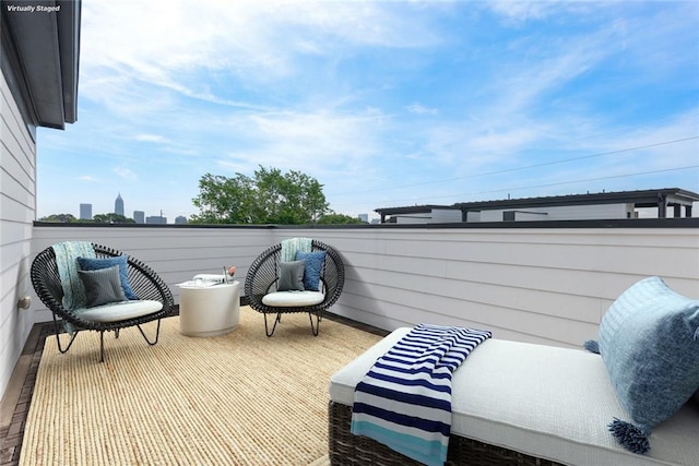 1032 Robert Smalls Way, Atlanta, GA 30318 - view of patio / terrace with a balcony