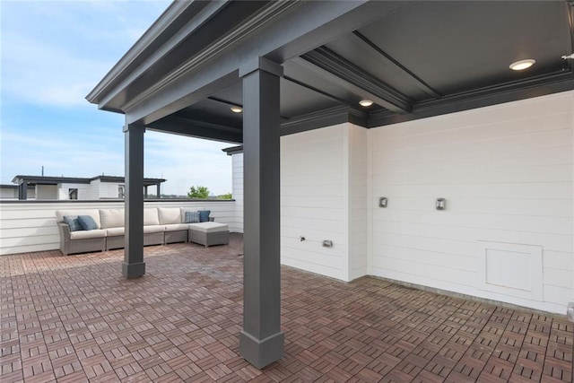 1032 Robert Smalls Way, Atlanta, GA 30318 - view of patio featuring an outdoor living space