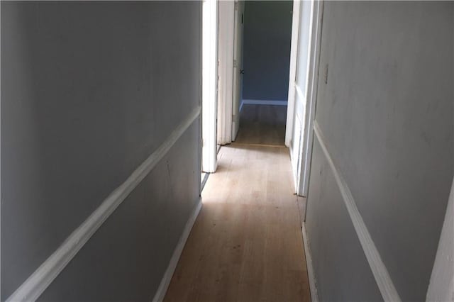 1189 Hartley St, Macon, GA 31206 - hallway featuring light wood-type flooring