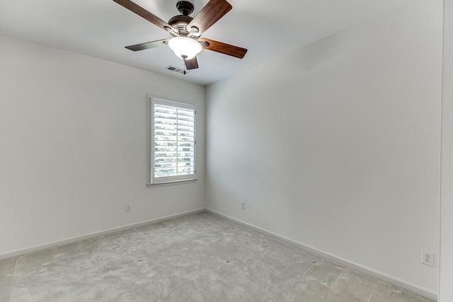 7405 Brookstone Way, Flowery Branch, GA 30542 - unfurnished room with light carpet and a ceiling fan
