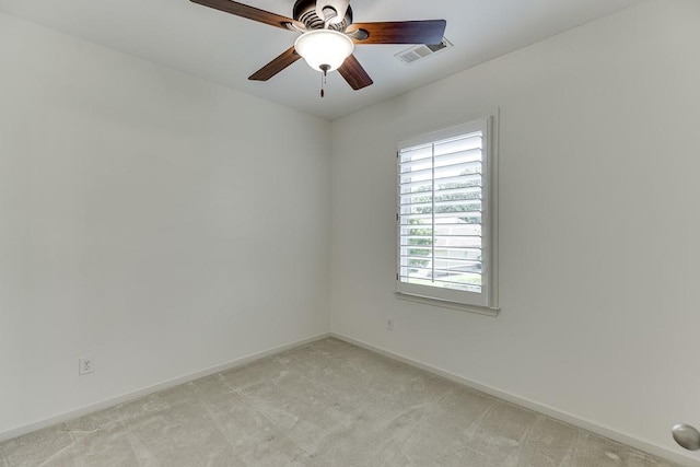 7405 Brookstone Way, Flowery Branch, GA 30542 - spare room featuring light colored carpet and ceiling fan