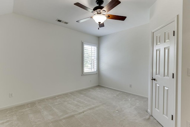 7405 Brookstone Way, Flowery Branch, GA 30542 - empty room with a ceiling fan and light colored carpet