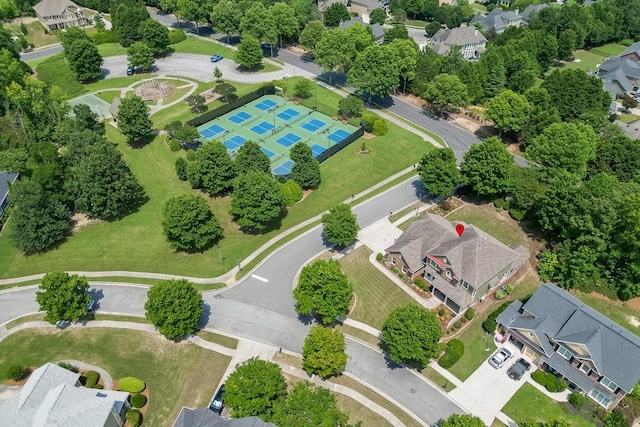 7405 Brookstone Way, Flowery Branch, GA 30542 - aerial perspective of suburban area