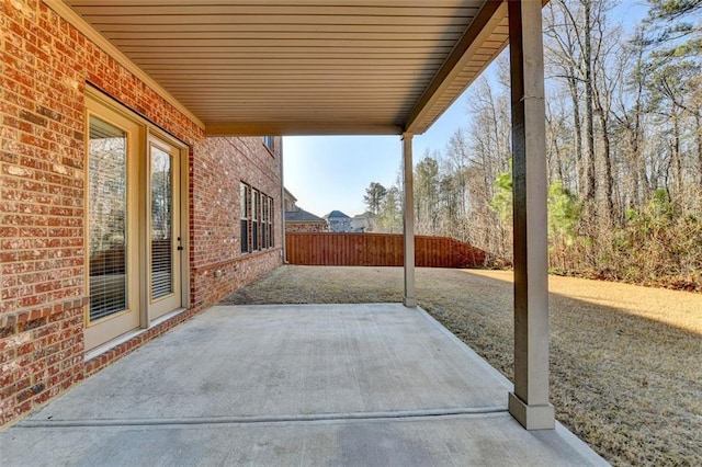 view of patio