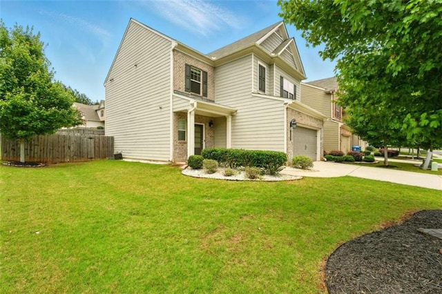 119 Hardy Water Dr, Lawrenceville, GA 30045 - view of front of property with brick siding, driveway, and an attached garage