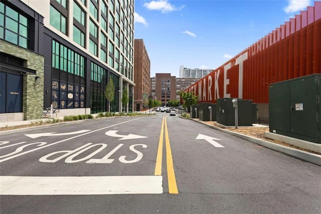 660 Glen Iris Drive # 206 & 109, Atlanta, GA 30308 - view of asphalt street featuring curbs, sidewalks, and a view of city