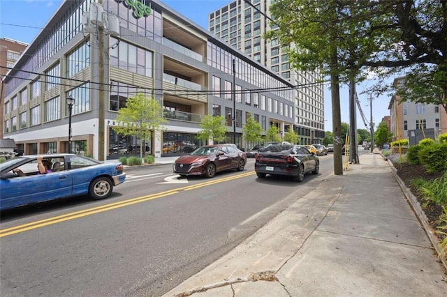 660 Glen Iris Drive # 206 & 109, Atlanta, GA 30308 - view of asphalt road with sidewalks, street lighting, and curbs