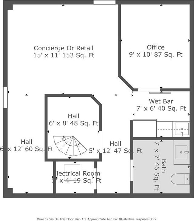 660 Glen Iris Drive # 206 & 109, Atlanta, GA 30308 - floor plan / room layout