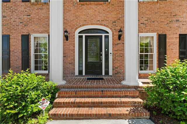 2595 Winthrope Way, Lawrenceville, GA 30044 - entrance to property with brick siding