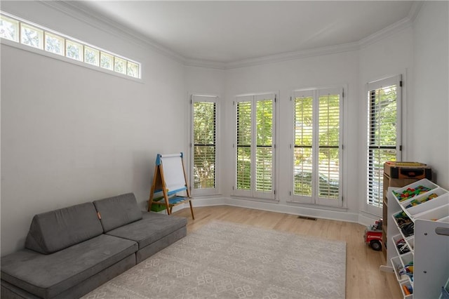 interior space with french doors and visible vents