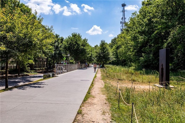 view of road