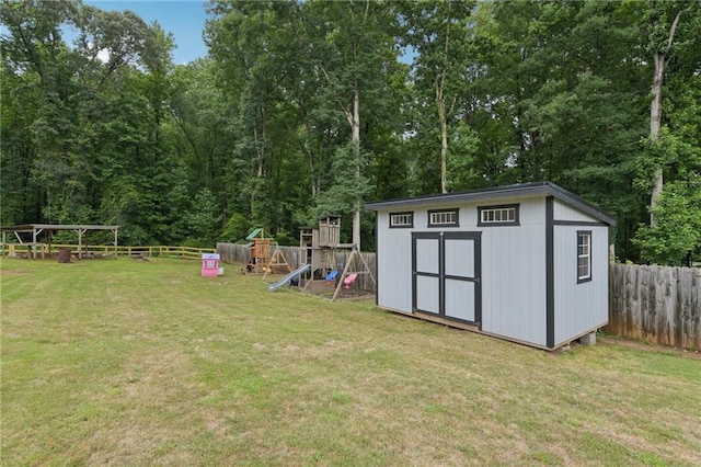 219 Summit Chase Dr, Jefferson, GA 30549 - view of yard featuring a playground