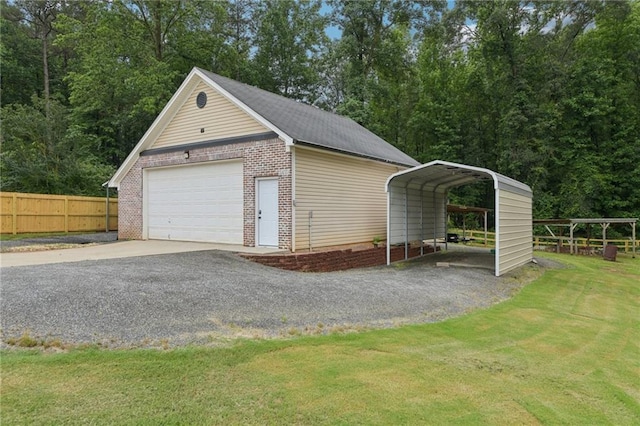 219 Summit Chase Dr, Jefferson, GA 30549 - view of detached garage