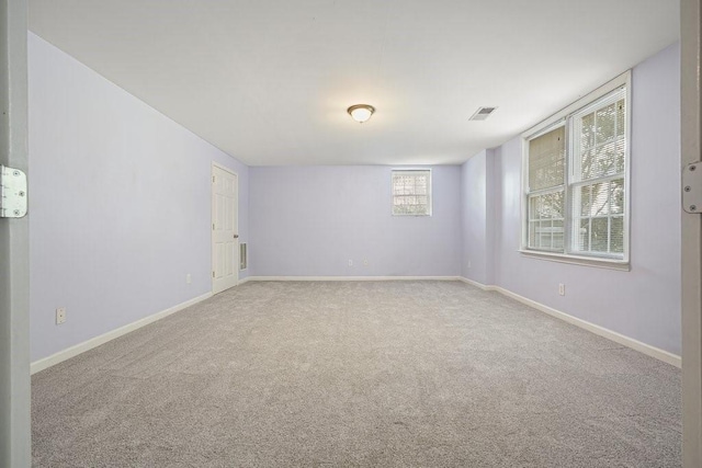 empty room with carpet floors