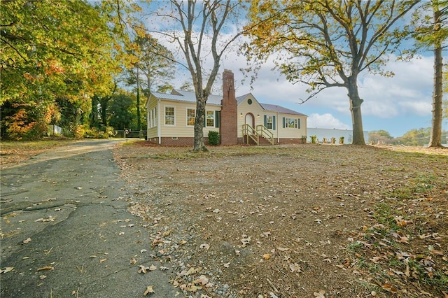 view of front of home