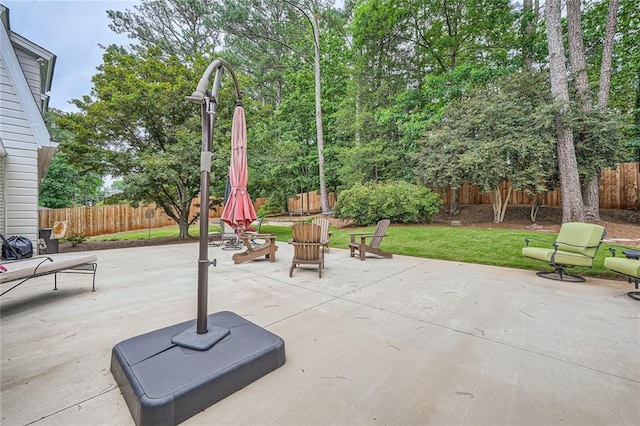 2917 Townley Cir, Atlanta, GA 30340 - view of patio / terrace featuring a fenced backyard