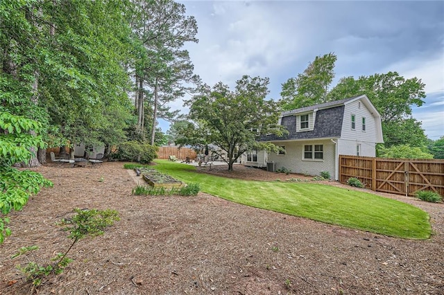 2917 Townley Cir, Atlanta, GA 30340 - view of yard with a garden and cooling unit