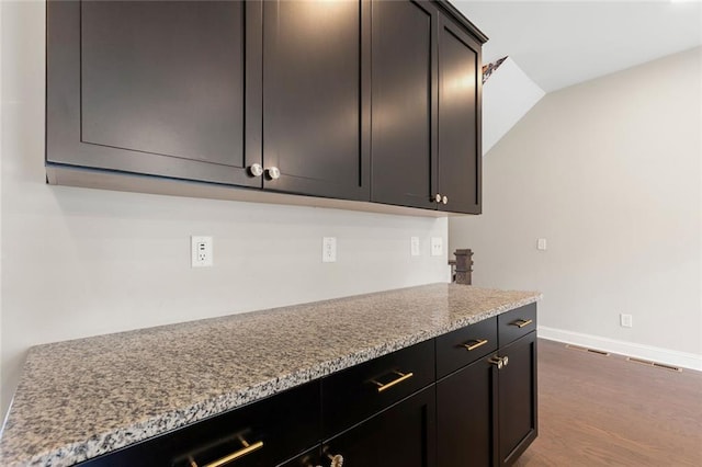 1954 Summit Trace Cir NW, Atlanta, GA 30318 - kitchen featuring wood finished floors and light stone counters