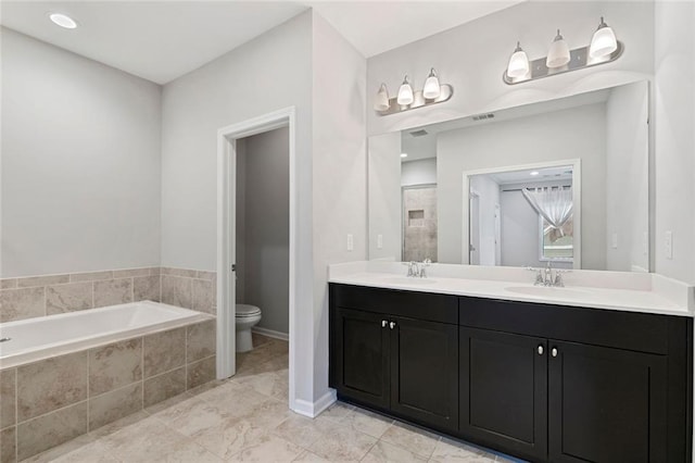 1954 Summit Trace Cir NW, Atlanta, GA 30318 - full bath with double vanity and a bath