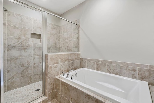 1954 Summit Trace Cir NW, Atlanta, GA 30318 - full bathroom with a garden tub and a shower stall