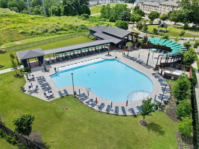 1954 Summit Trace Cir NW, Atlanta, GA 30318 - community pool featuring a gazebo