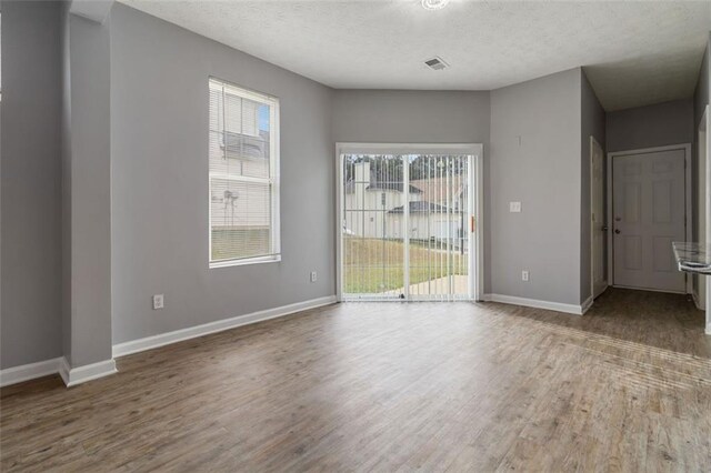 dining room with hardwood / wood-style floors