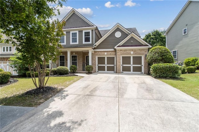 7927 Keepsake Ln, Flowery Branch, GA 30542 - view of exterior entry with a porch and brick siding