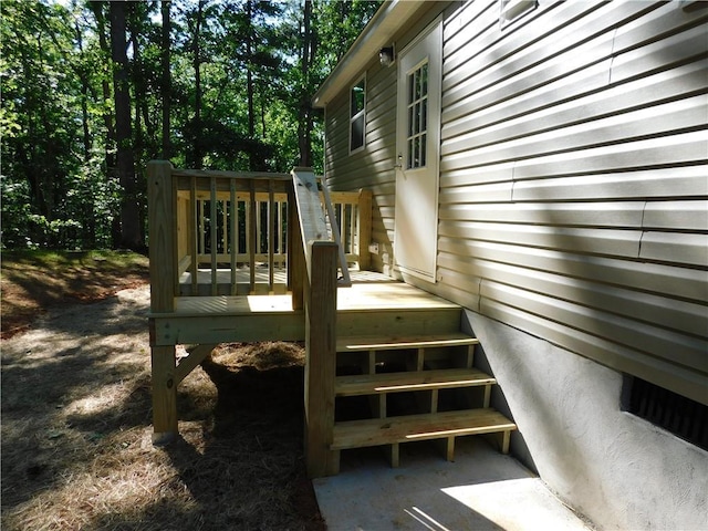 129 Lost Pl, Dahlonega, GA 30533 - deck with stairway