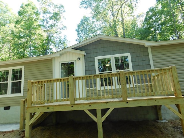 129 Lost Pl, Dahlonega, GA 30533 - view of wooden deck