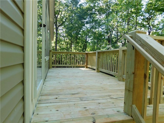 129 Lost Pl, Dahlonega, GA 30533 - view of wooden terrace