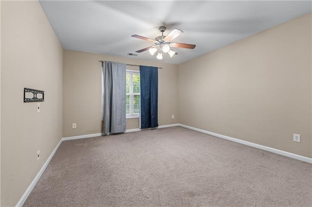 971 Reap Ln, Lawrenceville, GA 30043 - carpeted spare room with ceiling fan and baseboards