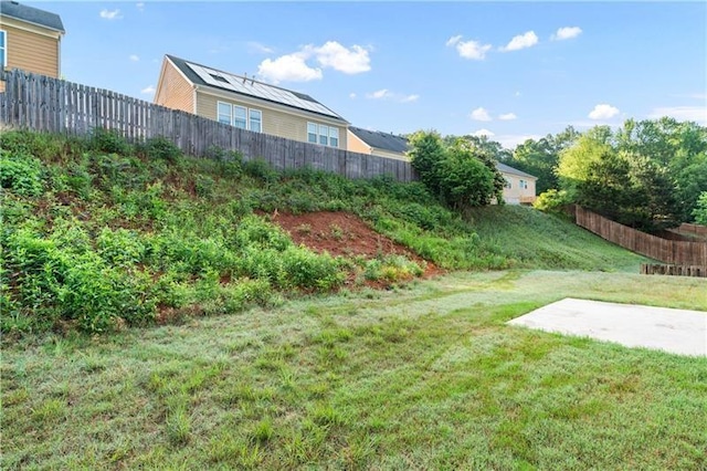 971 Reap Ln, Lawrenceville, GA 30043 - fenced backyard featuring a patio