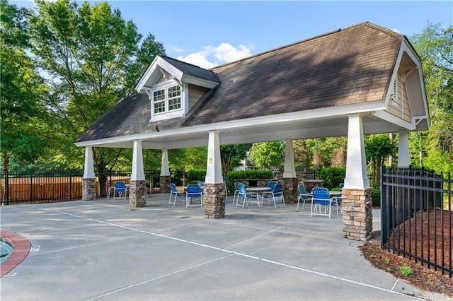 971 Reap Ln, Lawrenceville, GA 30043 - view of patio / terrace featuring outdoor dining space